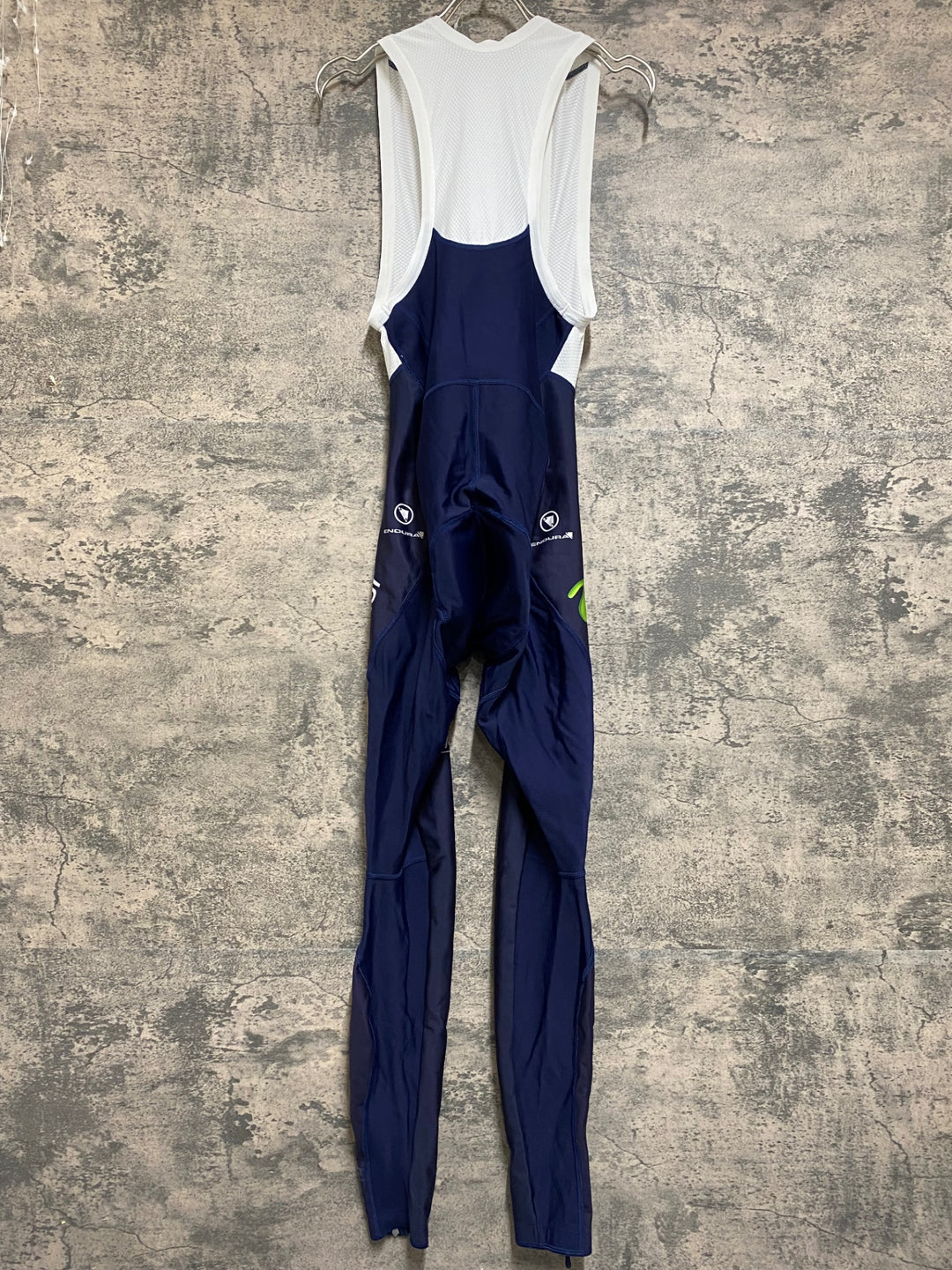JS491 エンデュラ ENDURA ビブタイツ 濃紺 S 裏起毛 movistar