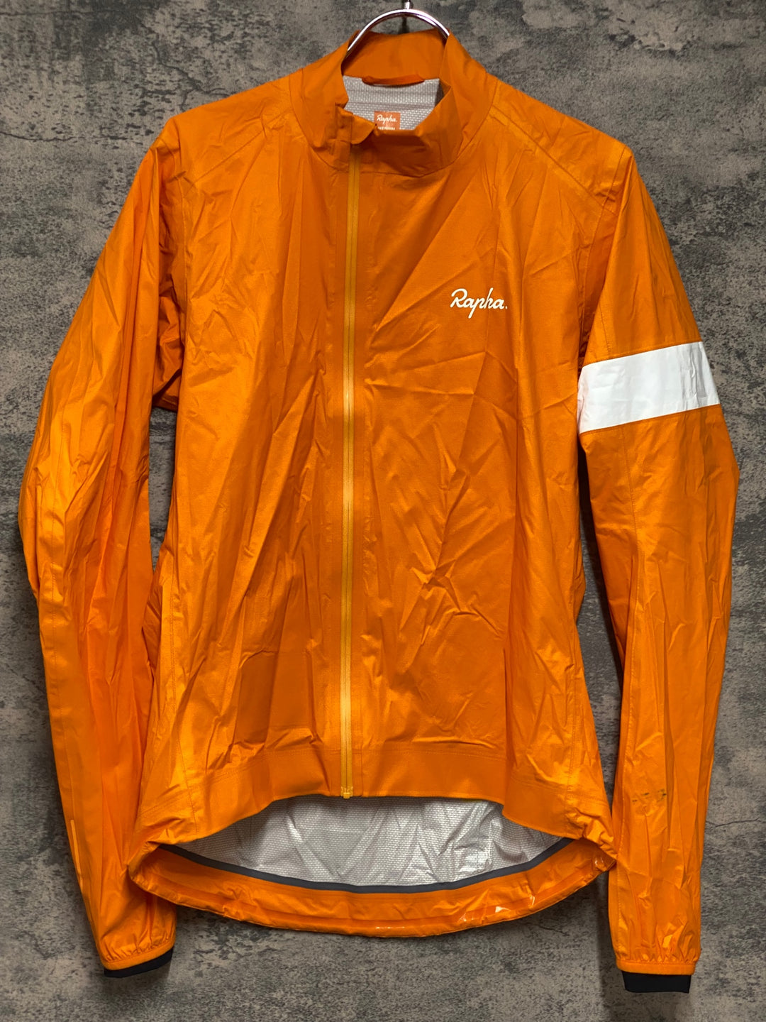 KM626 ラファ Rapha CORE RAIN JACKET 2 長袖 ジャケット オレンジ M
