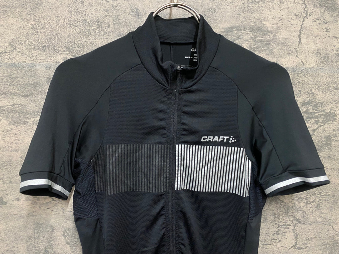KB951 クラフト CRAFT 半袖 サイクルジャージ 黒 XS