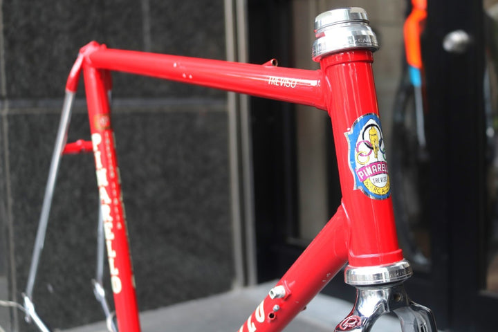 ピナレロ PINARELLO トレビソ TREVISO 1980年代 コロンバスSLチューブ スチール フレームセット 【東京南麻布店】