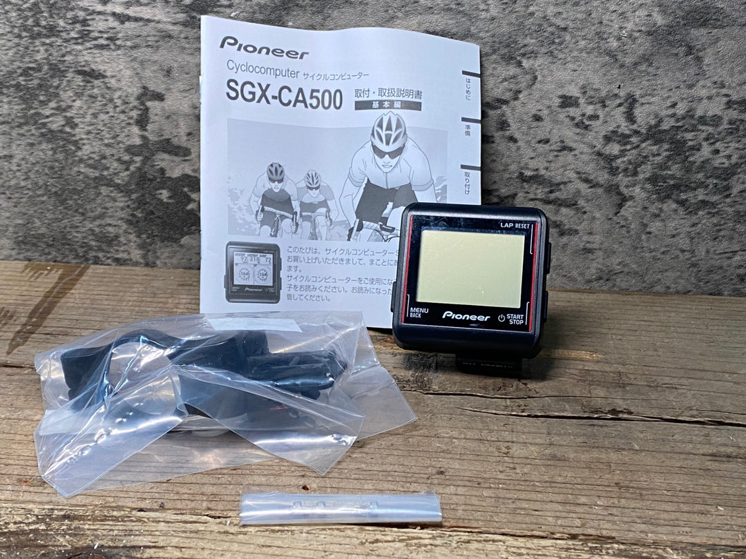 IR150 パイオニア PIONEER SGX-CA500 サイクルコンピューター 起動確認済み ※充電カバー破損