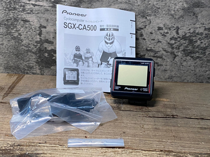 IR150 パイオニア PIONEER SGX-CA500 サイクルコンピューター 起動確認済み ※充電カバー破損