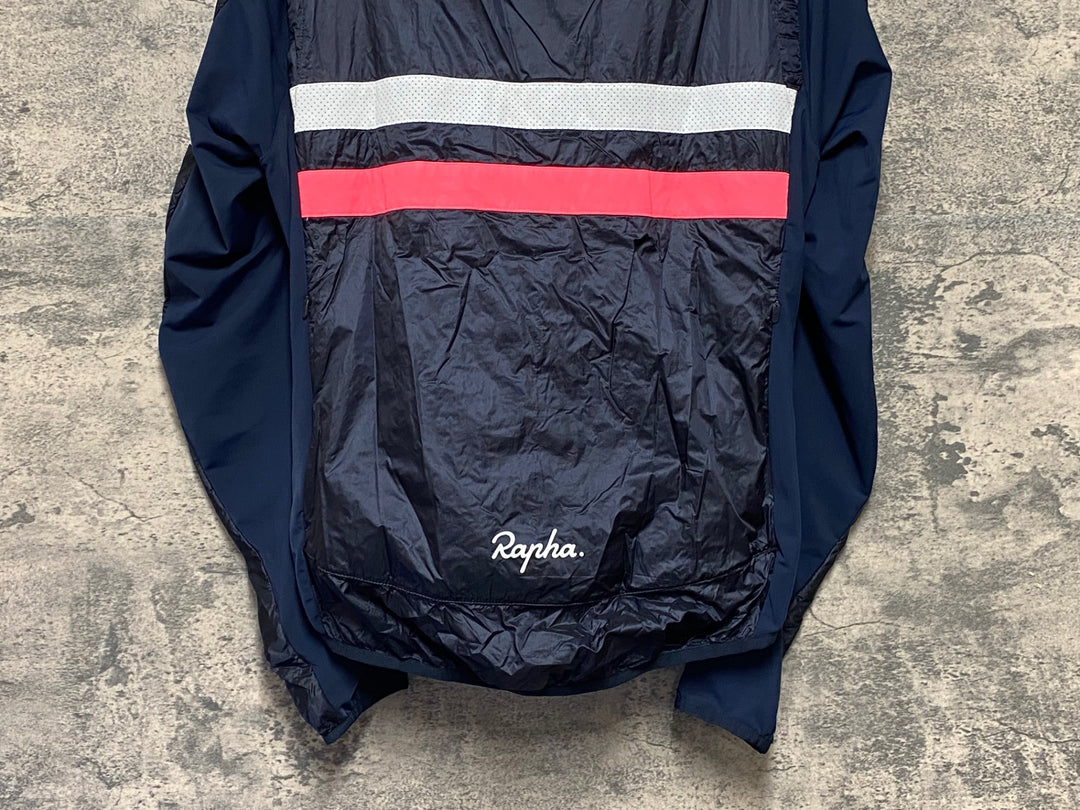 KN770 ラファ Rapha BREVET INSULATED JACKET サイクルジャケット 紺 M