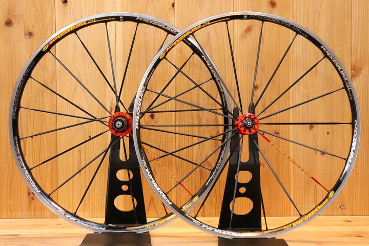 マヴィック MAVIC キシリウム KSYRIUM SL SUPERLIGHT アルミ クリンチャー ホイールセット シマノ 11S/12S ナローリム 15C 【芦屋店】