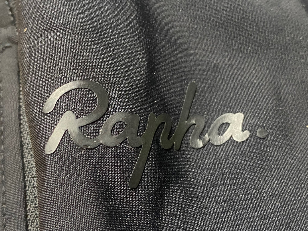 JS849 ラファ Rapha レッグウォーマー 黒 L 裏起毛