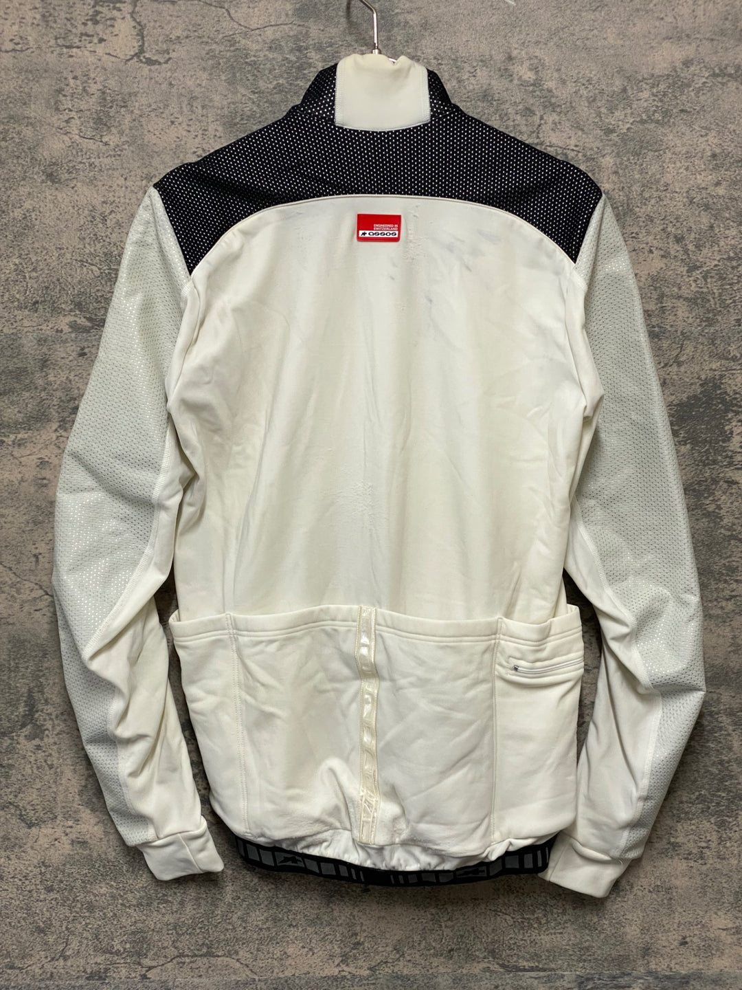 KF501 アソス assos 長袖 サイクルジャケット 白 M ※毛玉 擦れ