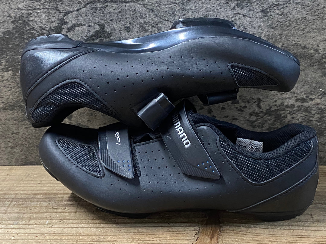 KG426 シマノ SHIMANO RP1 SHRP100-S L ビンディングシューズ ブラック EU42 3穴 ※ペン字あり
