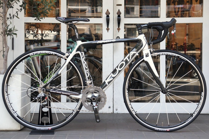 訳アリ クオータ KUOTA クレド KREDO 2007モデル Sサイズ スラム RED MIX 10S カーボン ロードバイク 【横浜店】