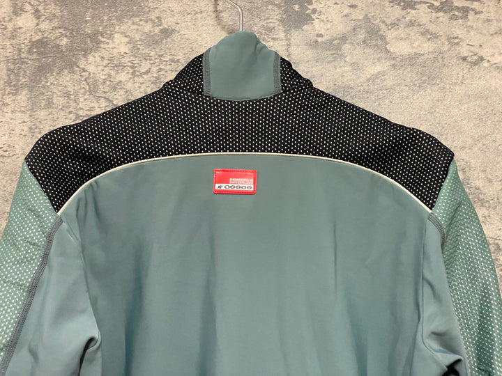 JQ135 アソス assos 長袖サイクルジャケット 緑 M 裏起毛