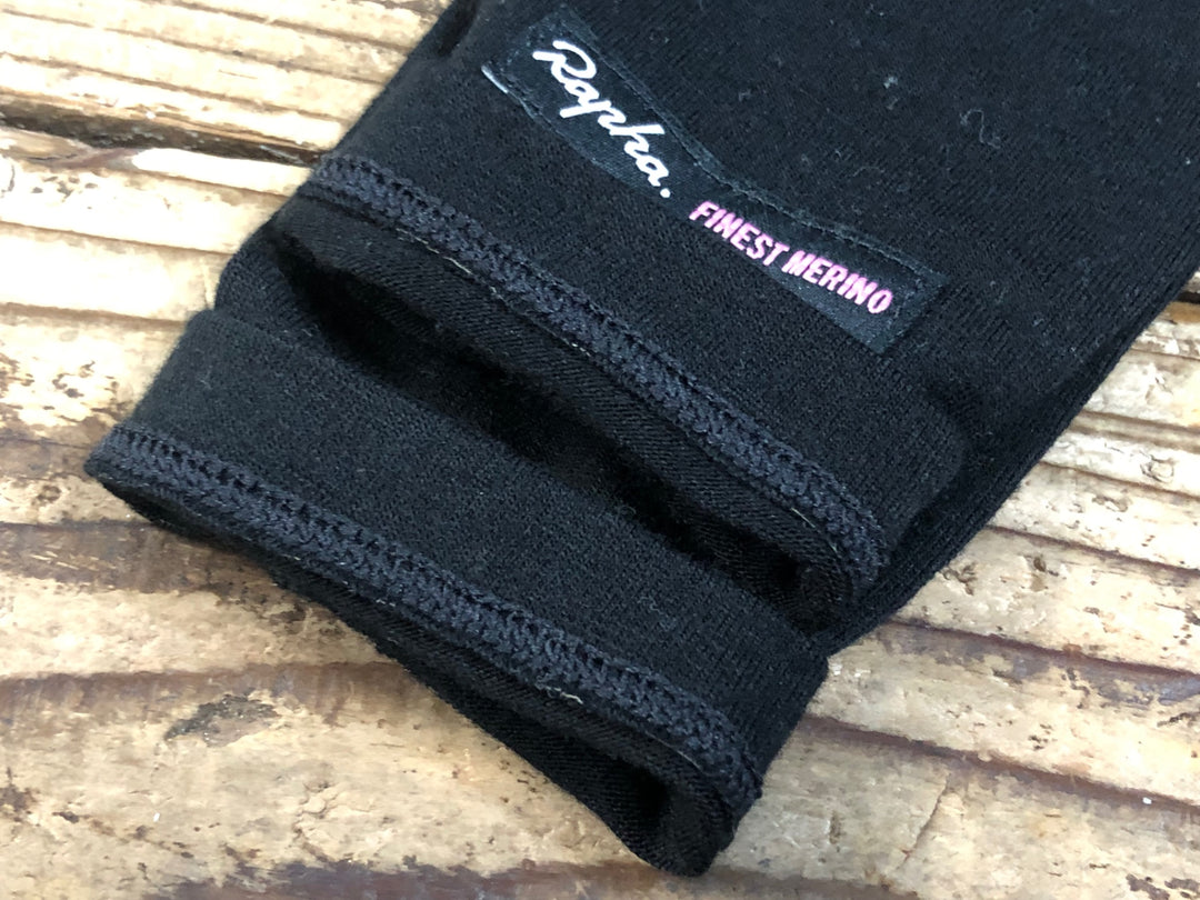 JY144 ラファ Rapha MERINO ARM WARMERS アームウォーマー 黒 M