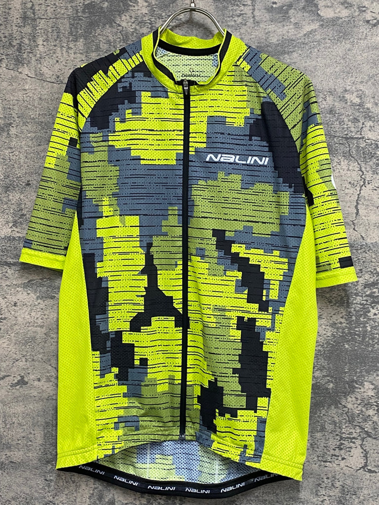 KG460 ナリーニ Nalini 半袖 サイクルジャージ 黃 グレー L – BICI