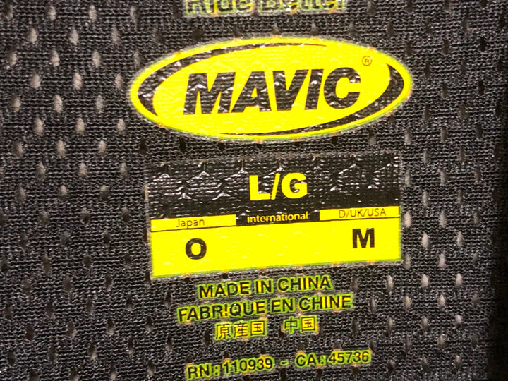 KP488 マヴィック MAVIC 半袖 サイクルジャージ 黒 O