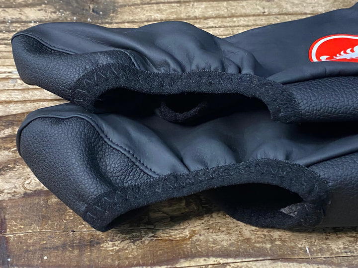 JO467 カステリ CASTELLI ROSSO CORSA シューズカバー 防水 M 黒