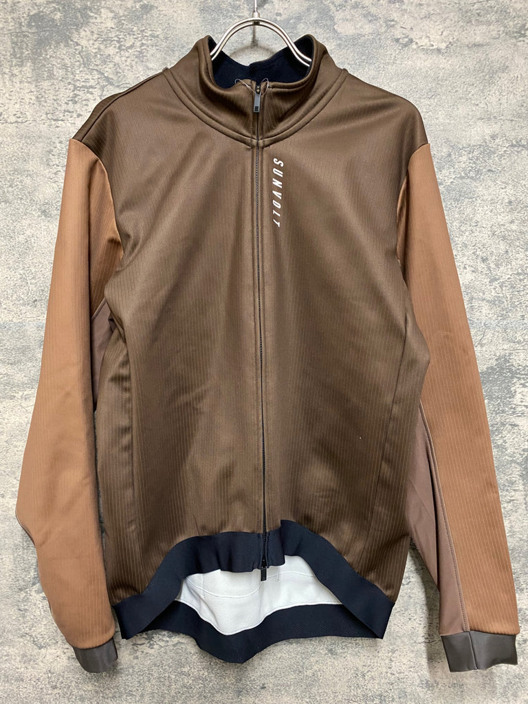 JP999 サンボルト SUNVOLT 長袖 サイクルジャケット ブラウン XL 裏