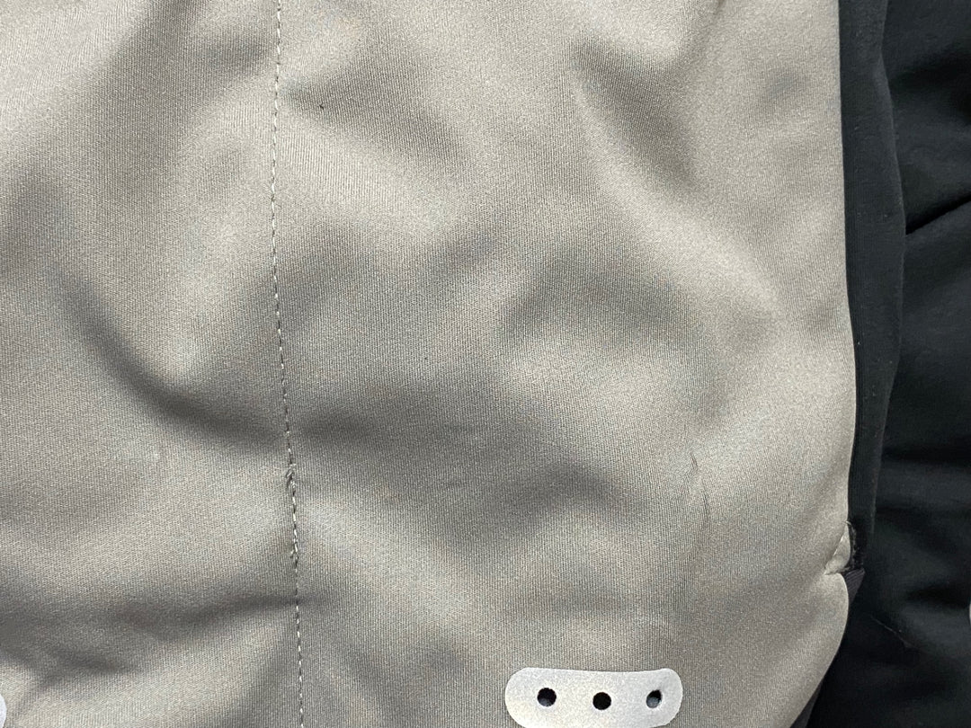 JS953 カステリ CASTELLI ALPHA ROS 2 JACKET ROSSOCORSA 長袖 サイクルジャケット グレー 黒 S 裏起毛