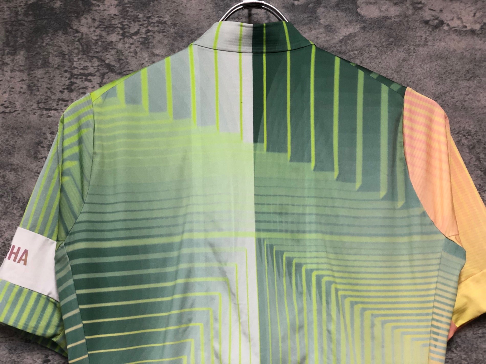 JJ938 ラファ Rapha TUNNEL VISION PT JERSEY サイクルジャージ 緑 M
