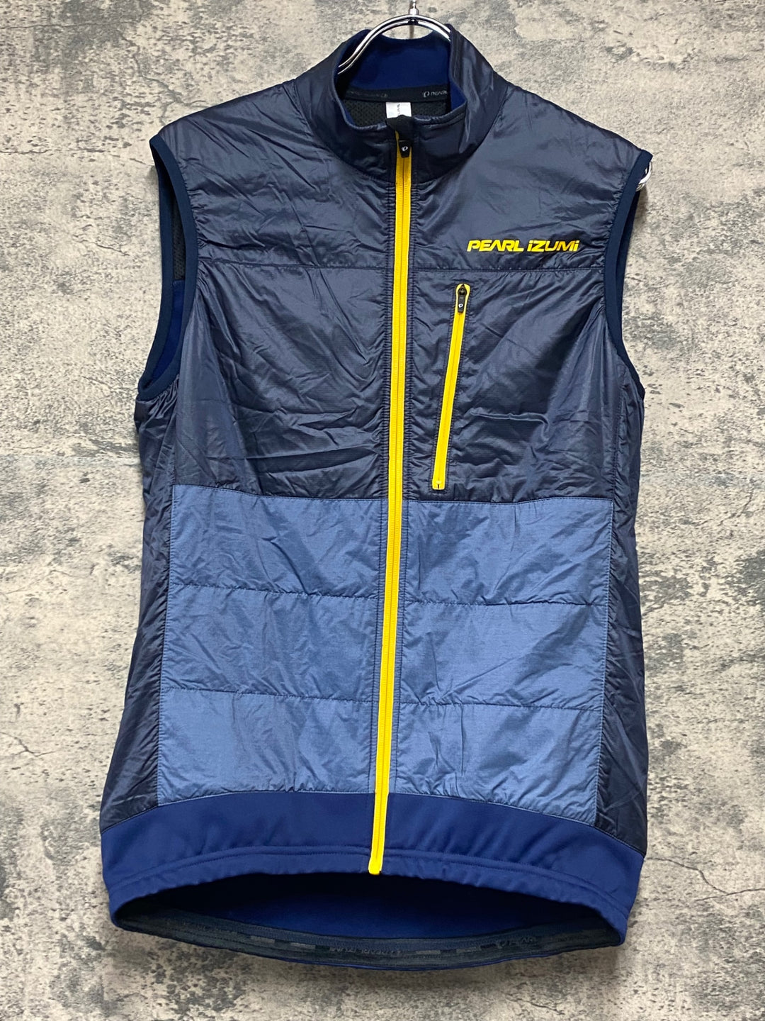 KI472 パールイズミ PEARL iZUMi ダウン サイクルベスト ジレ 裏起毛 M 紺