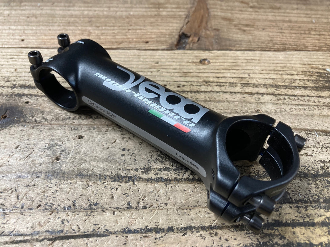 JU529 デダエレメンティ Deda Superleggero アルミ ステム 黒 120mm 82° Φ31.7 OS