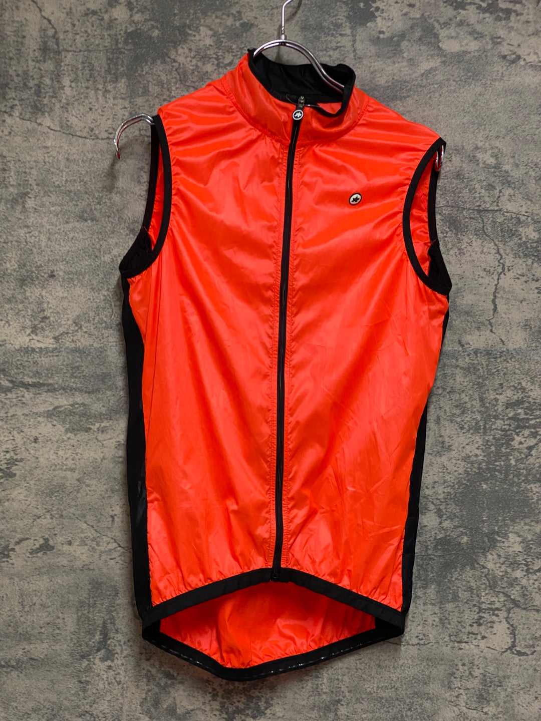 JQ079 アソス ASSOS MILLE GT Wind Vest サイクルベスト ジレ オレンジ M