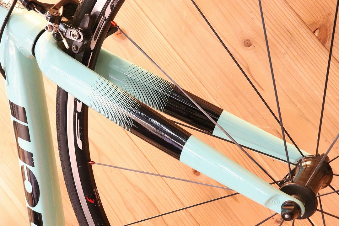 【フロントシングル仕様】 ビアンキ BIANCHI ヴィアニローネ VIA NIRONE 7 2021年モデル 53サイズ シマノ 105 R7000 MIX 11S アルミ ロードバイク 【芦屋店】