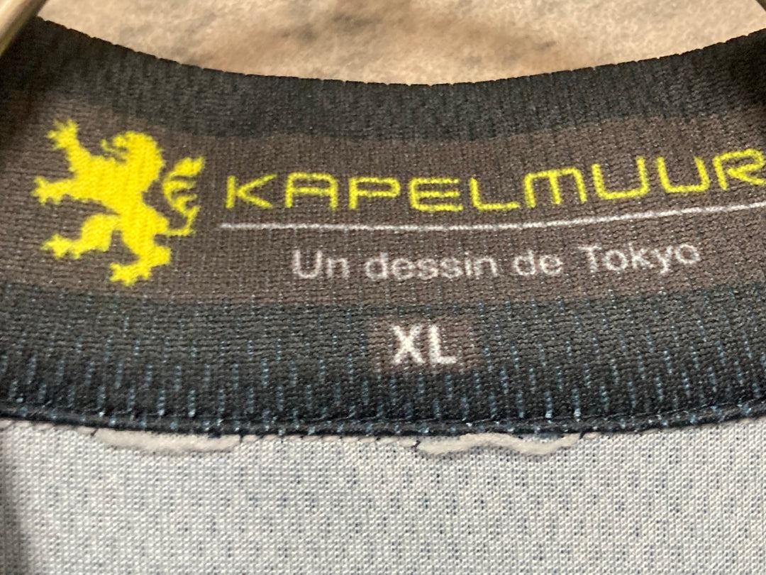 KJ753 カペルミュール KAPELMUUR 半袖 サイクルジャージ 紺 XL