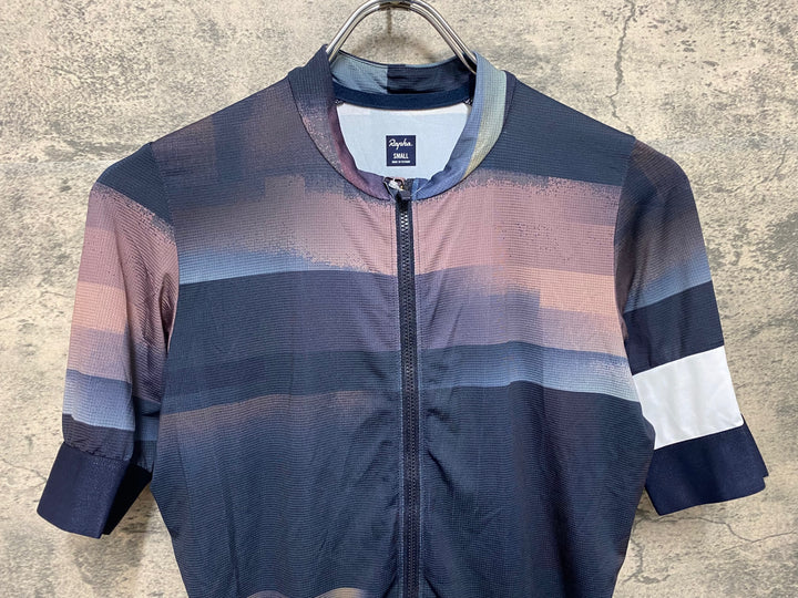 JZ464 ラファ RAPHA PT TRAINING JERSEY 半袖サイクルジャージ 紺 S