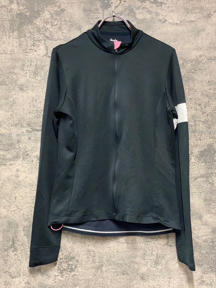 KC767 ラファ Rapha CORE LONG SLEEVE JERSEY 長袖サイクルジャージ 黒 M