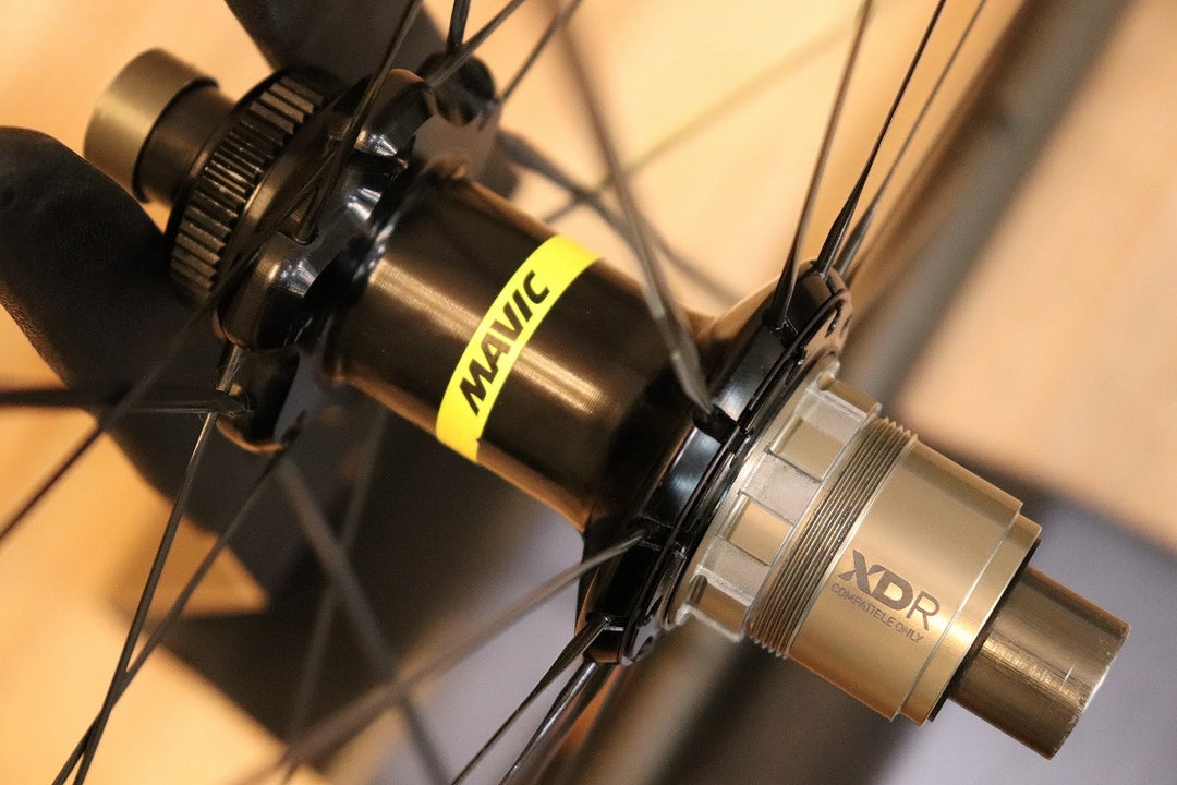 マヴィック MAVIC キシリウム KSYRIUM PRO CARBON SL UST DISC カーボン チューブレスレディ ホイールセット スラム XDR 12S 【芦屋店】