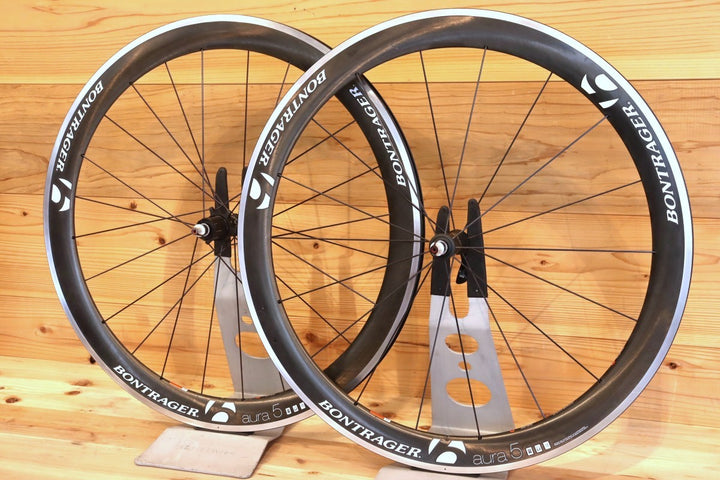 ボントレガー BONTRAGER オーラ AURA 5 アルミ・カーボン クリンチャー ホイールセット シマノ12/11S 【千葉店】