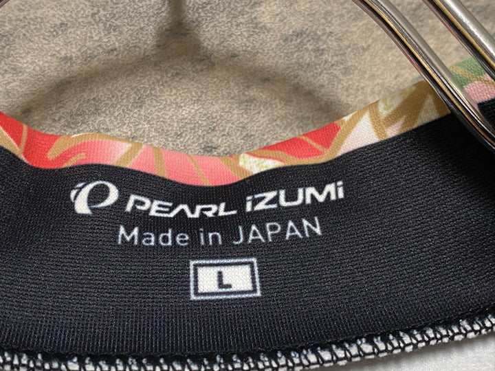 KD339 パールイズミ PEARL iZUMi 長袖 サイクルジャージ 総柄 L 裏起毛