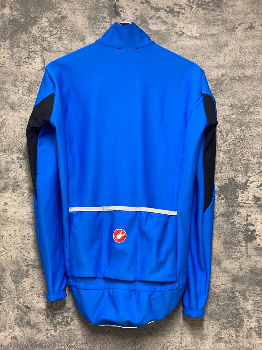 KO899 カステリ CASTELLI 長袖 サイクルジャージ 青 S GORE WINDSTOPPER