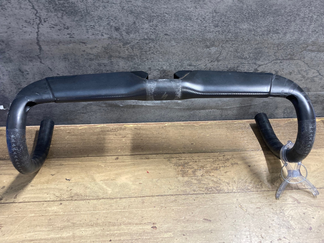 KQ249 スペシャライズド SPECIALIZED AEROFLY2 エアロフライ2 カーボンドロップハンドル 400mm Φ31.8 ※ケーブルトランジションキャップボルト錆、固着