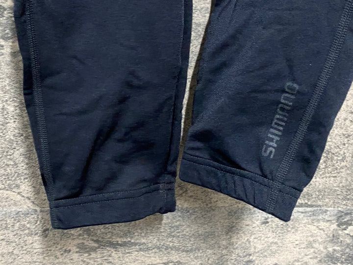 KB069 シマノ SHIMANO レーサータイツ 黒 M 裏起毛