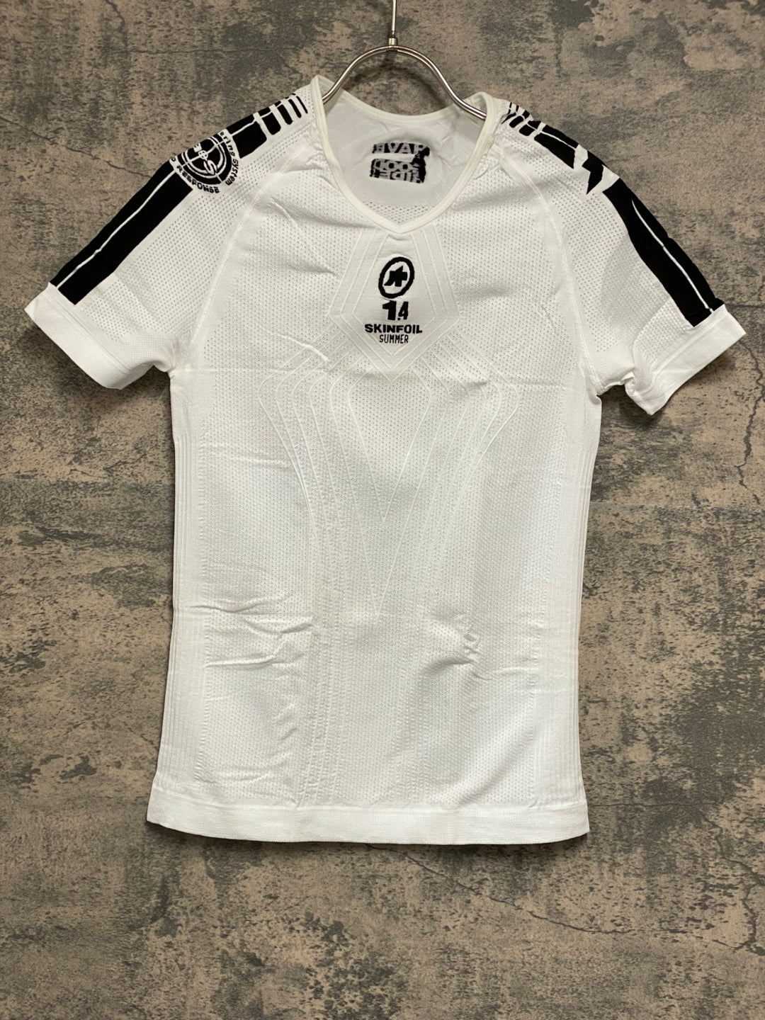 JW324 アソス assos SS.SKINFOIL_SUMMER_EVO7 ベースレイヤー インナー 白 サイズ2