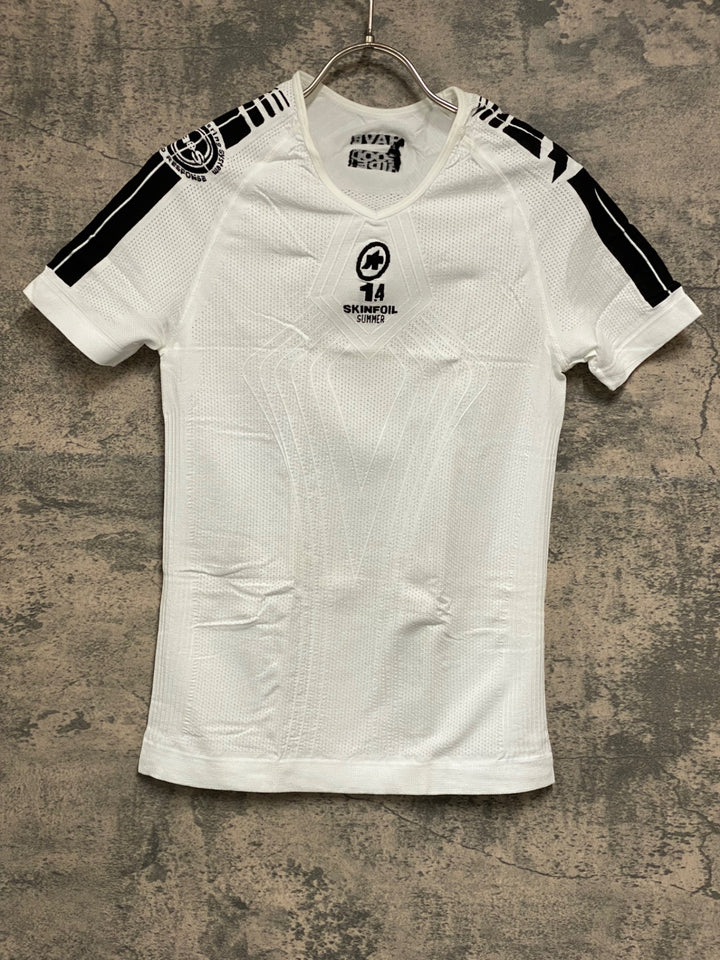 JW324 アソス assos SS.SKINFOIL_SUMMER_EVO7 ベースレイヤー インナー 白 サイズ2