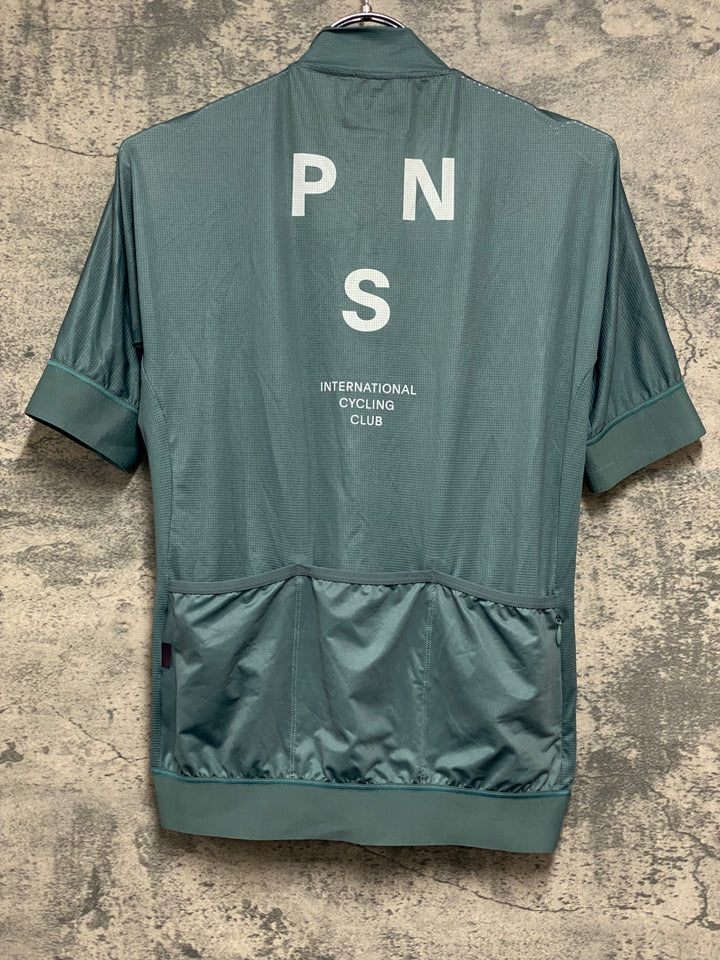 KA590 パスノーマルスタジオ PAS NORMAL STUDIOS MECHANISM JERSEY 半袖 サイクルジャージ ターコイズ L