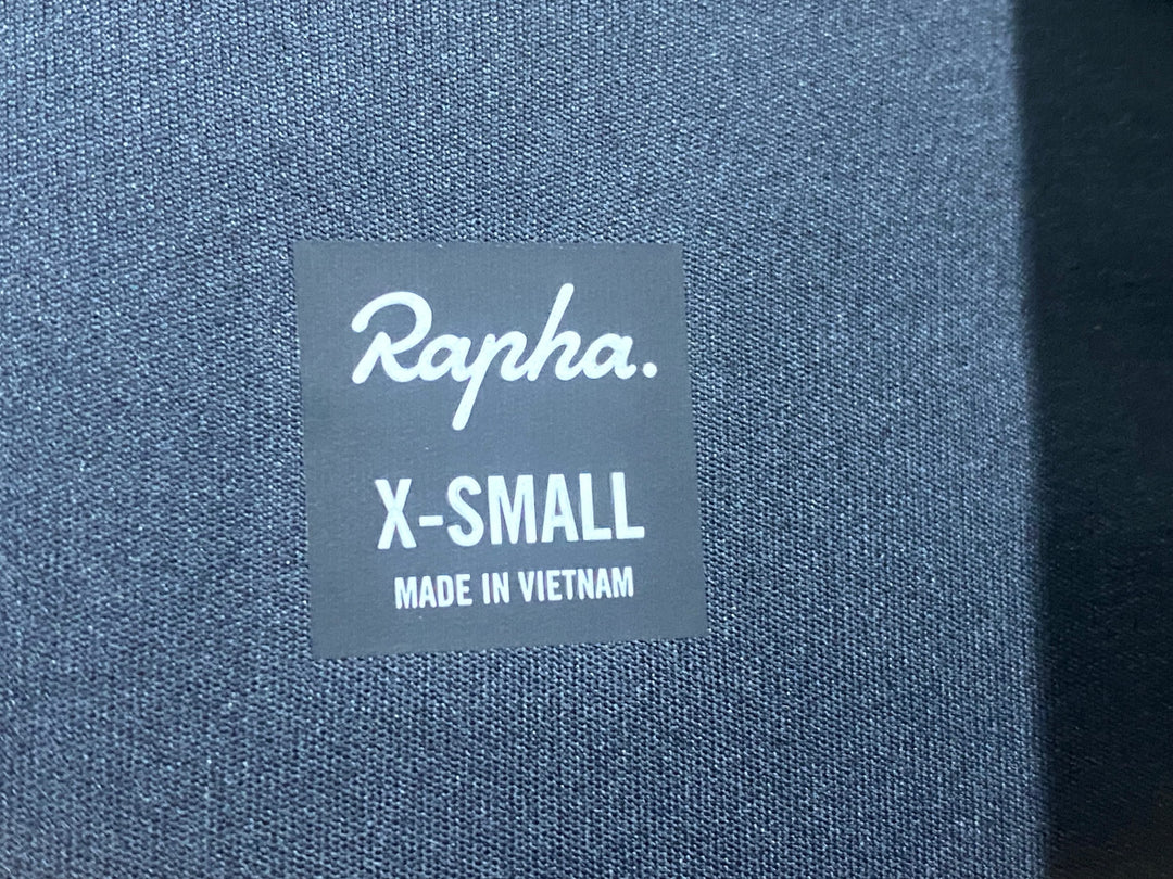 JN505 ラファ Rapha PRO TEAM LONG SLEEVE TRAINING JERSEY 長袖 サイクルジャージ 紺 グレー XS