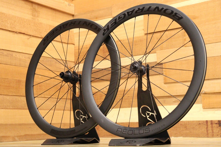 ボントレガー BONTRAGER アイオロス AEOLUS ELITE 50 TLR DISC カーボン チューブレスレディ ホイールセット シマノ 12/11S 【立川店】