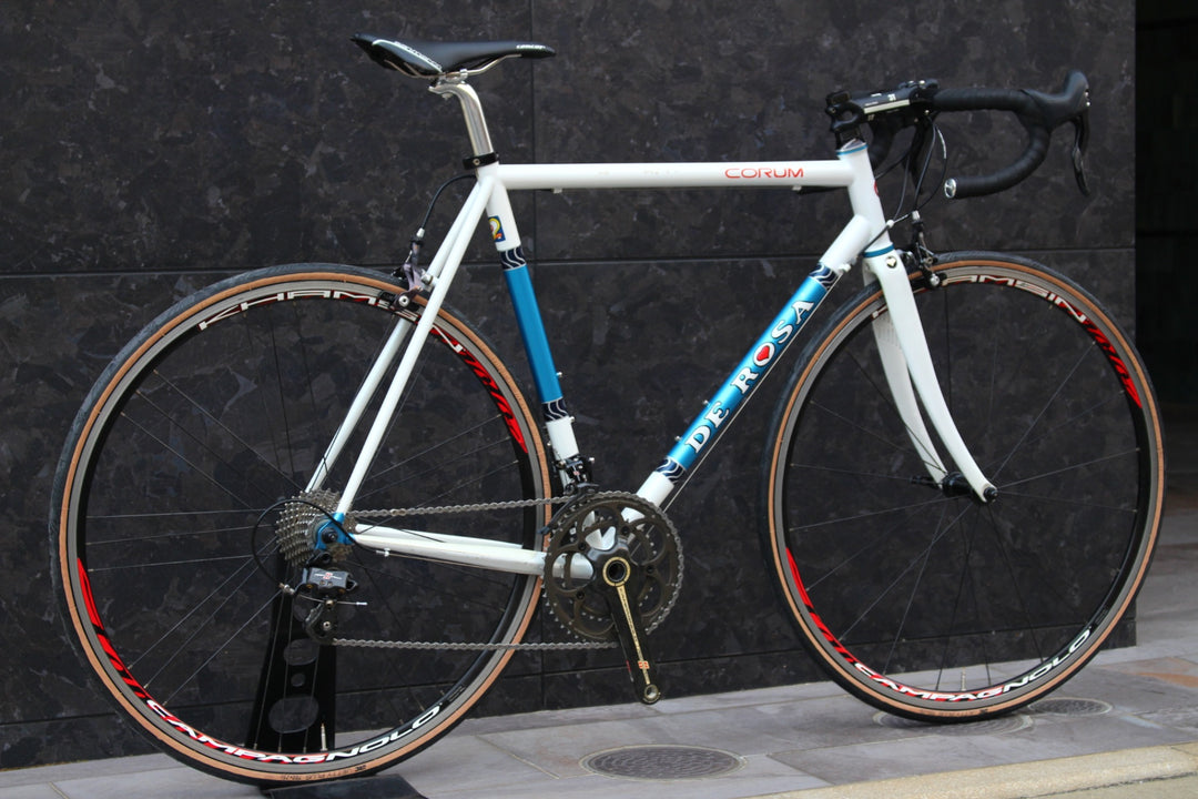 デローザ DE ROSA コルム CORUM 2011モデル 54サイズ カンパニョーロ レコード 11S クロモリ ロードバイク 【福岡店】