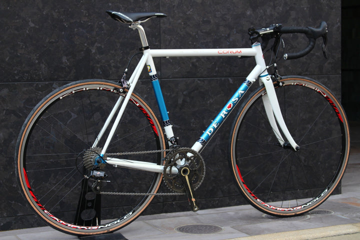 デローザ DE ROSA コルム CORUM 2011モデル 54サイズ カンパニョーロ レコード 11S クロモリ ロードバイク 【福岡店】