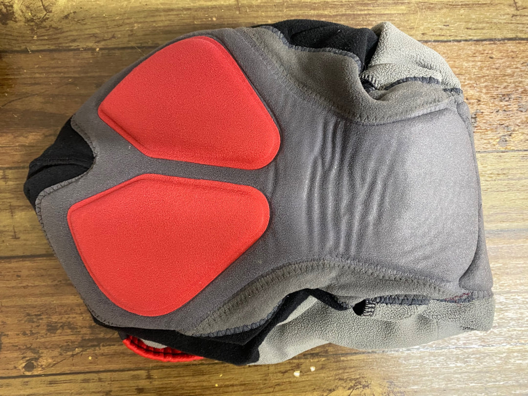 JZ634 パールイズミ PEARL iZUMi レーサータイツ 黒 赤 M 3D NEO WINDBREAK 裏起毛