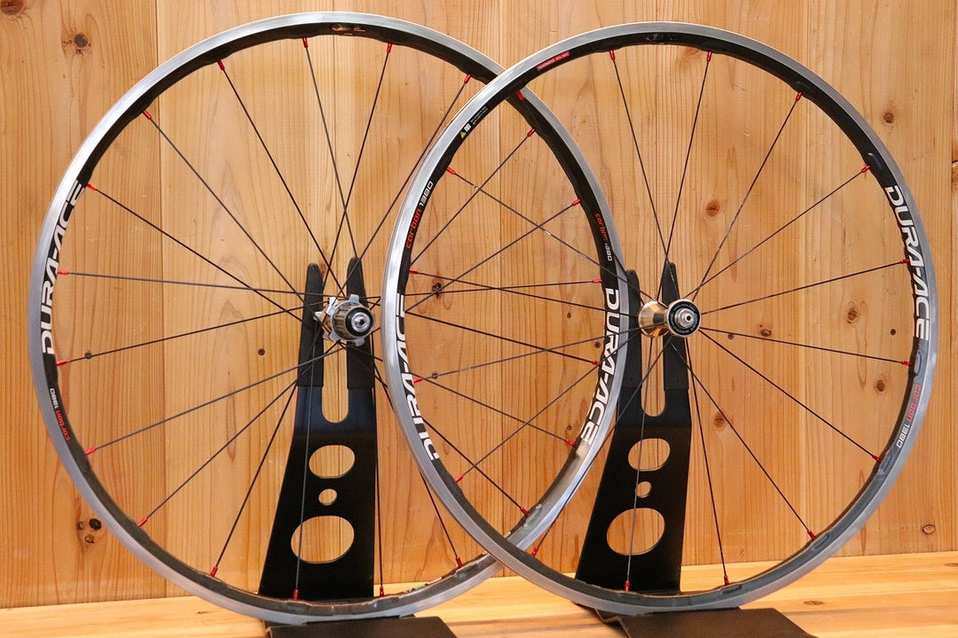 シマノ SHIMANO デュラエース DURA-ACE WH-7850 C24 CL アルミ/カーボン クリンチャー ホイールセット シマノ 10S ナローリム 【芦屋店】