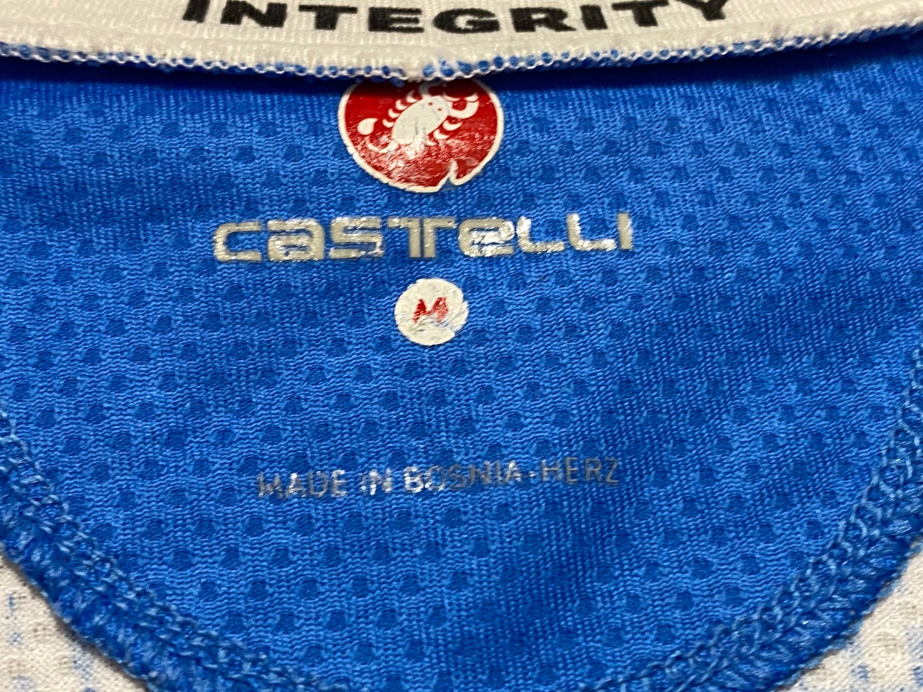 KB549 カステリ CASTELLI GARMIN 半袖 サイクルジャージ 青 M – BICI