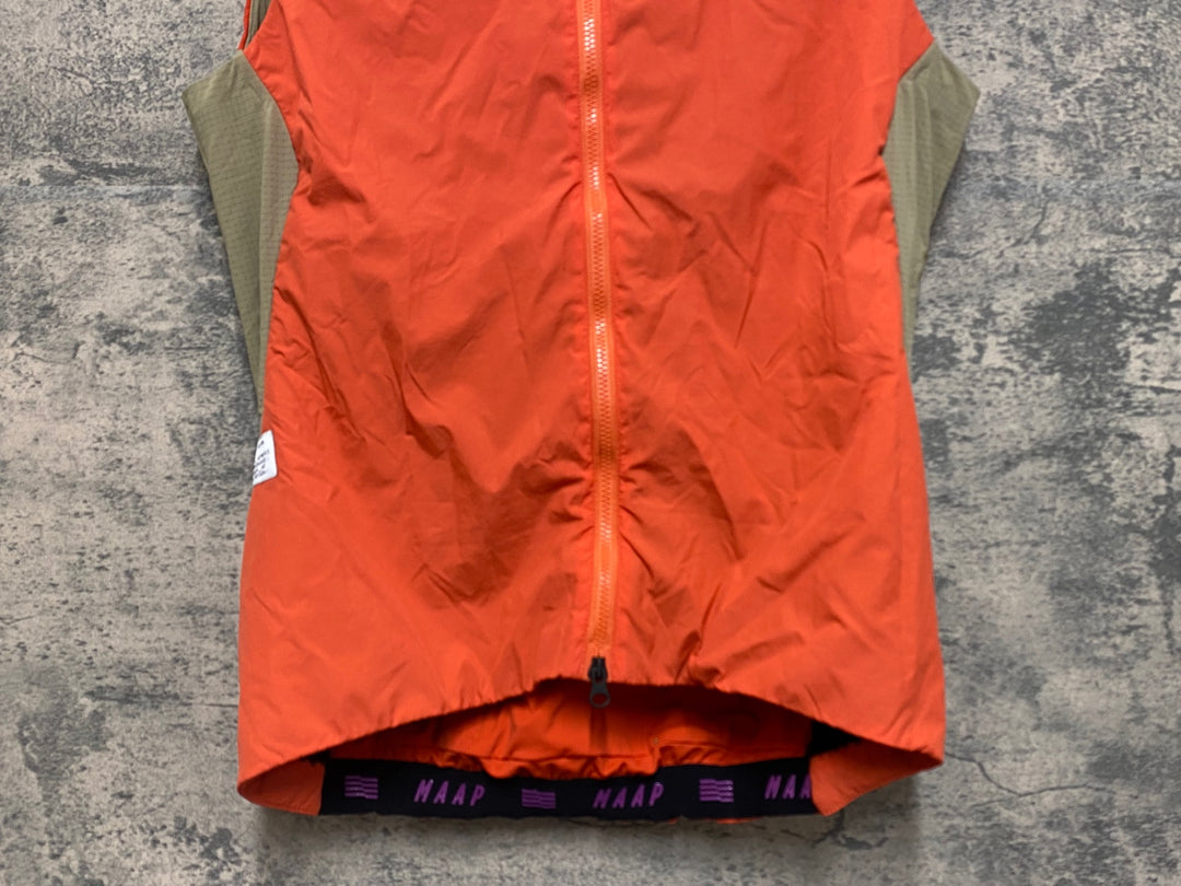 JO701 マープ MAAP ALT ROAD THERMAL VEST ジレ サイクルベスト オレンジ M