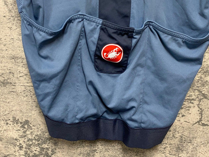 KB217 カステリ CASTELLI 半袖 サイクルジャージ グレー XL