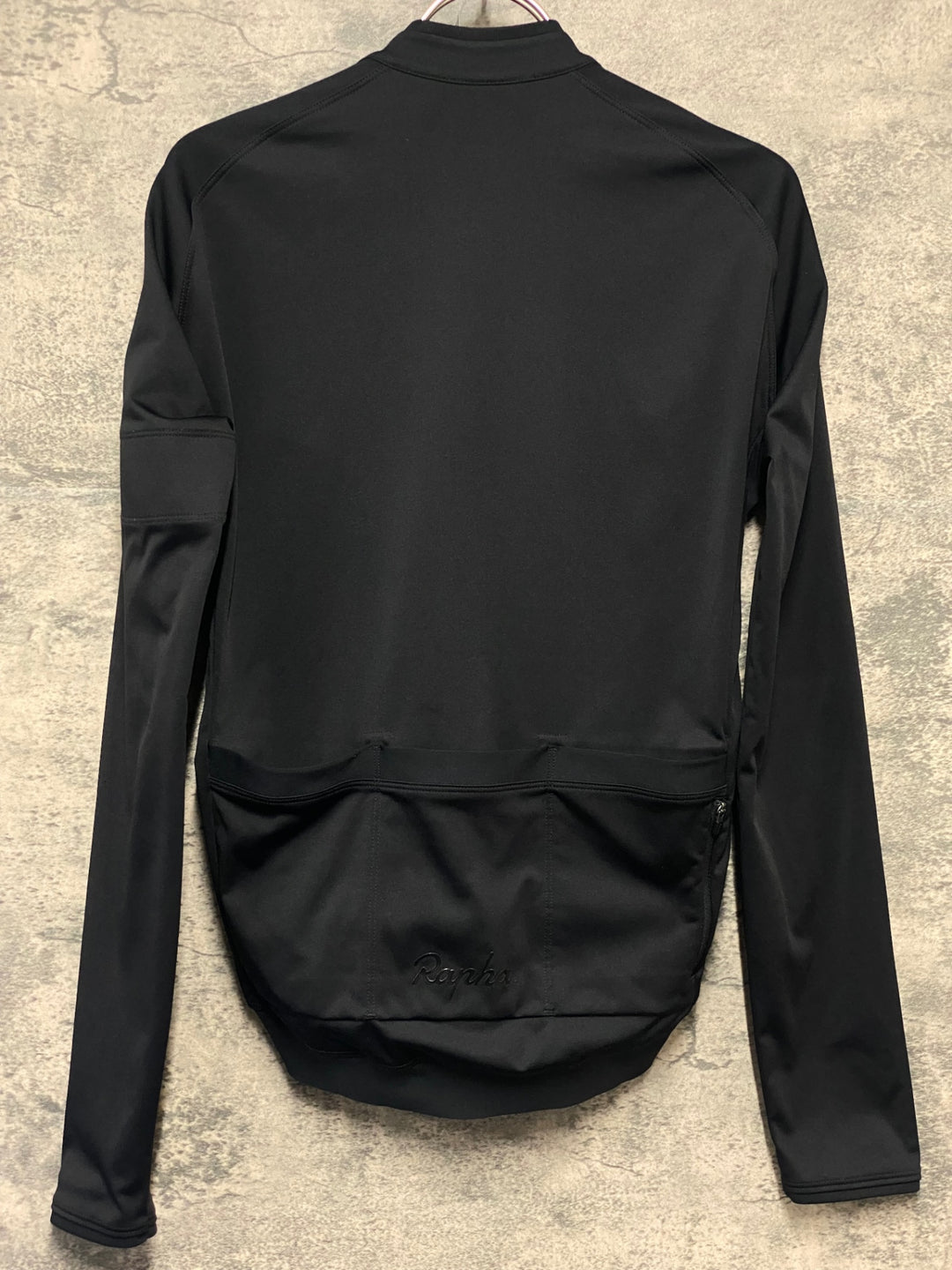 KM421 ラファ Rapha CORE LONG SLEEVE JERSEY 長袖 サイクルジャージ 黒 S 裏起毛