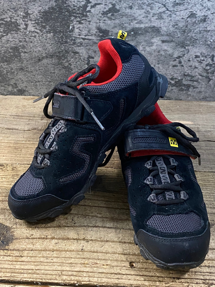 KJ951 マヴィック MAVIC ALPINE ビンディングシューズ SPD EUR39 1/3 黒