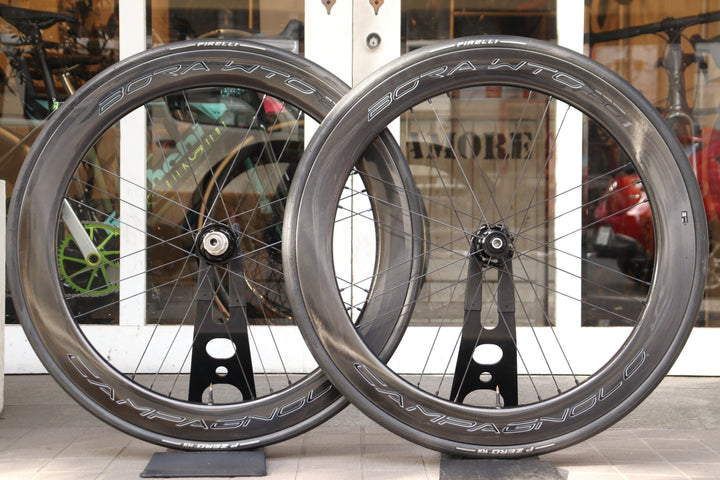 カンパニョーロ Campagnolo ボーラ BORA WTO 60 DB カーボン チューブレス ホイールセット シマノ11S/12S ワイドリム 19C 【横浜店】