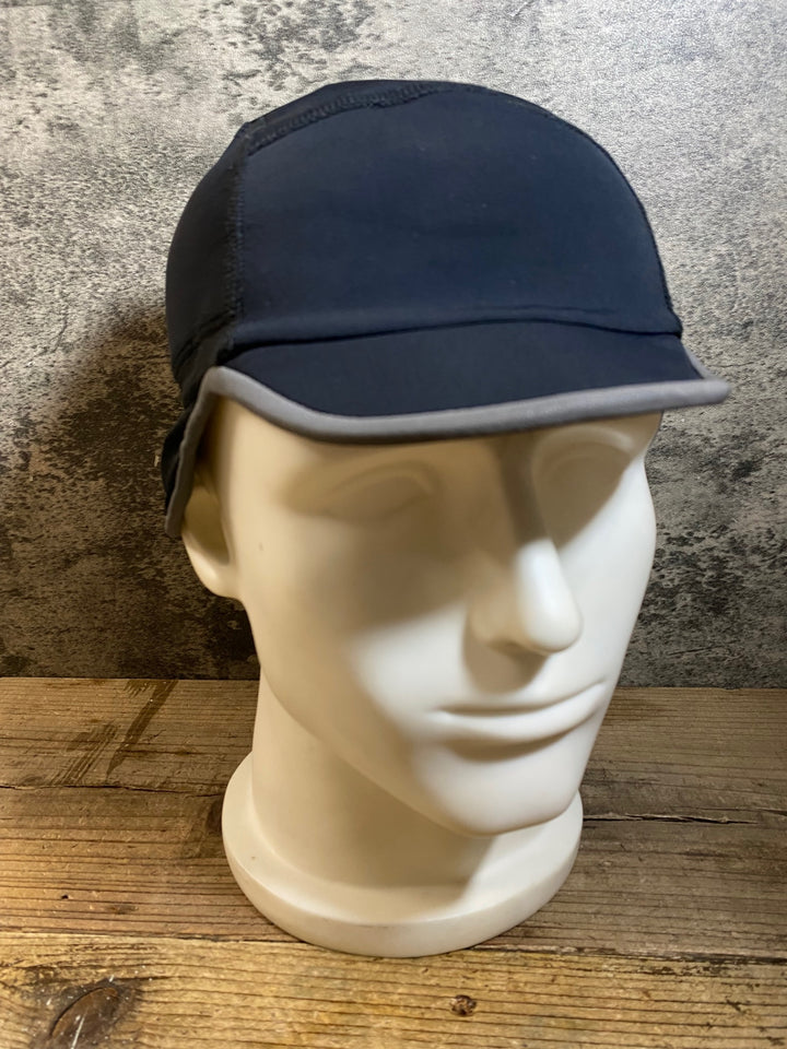 KG520 ラファ Rapha PRO TEAM WINTER HAT サイクルキャップ 黒 S-M 裏起毛