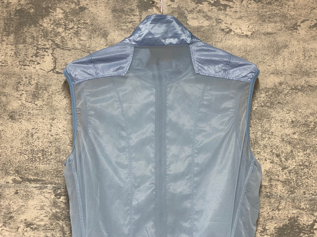 KR585 カフェドシクリステ Cafe du Cycliste Petra Gilet Men サイクルベスト ジレ 水色 L